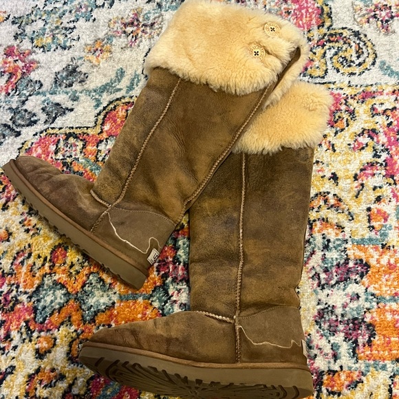 UGG Bailey over the knee boot Chestnut - Picture 3 of 7